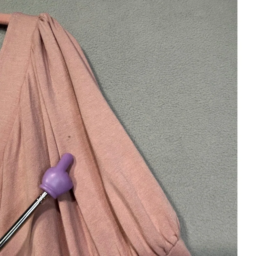 Boden‎ Pink Square Neck Puff Sleeve Top Womens Size 14 Mauve Pink Basic